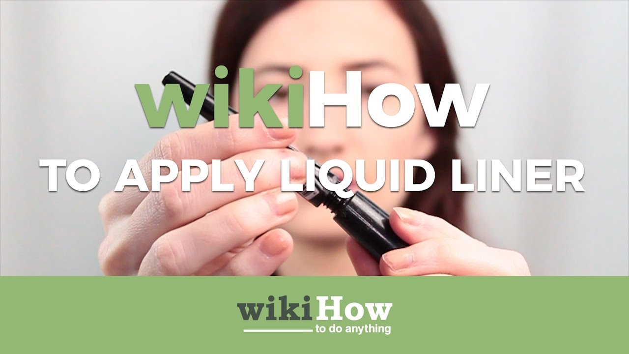 How to Apply Liquid Eyeliner - YouTube