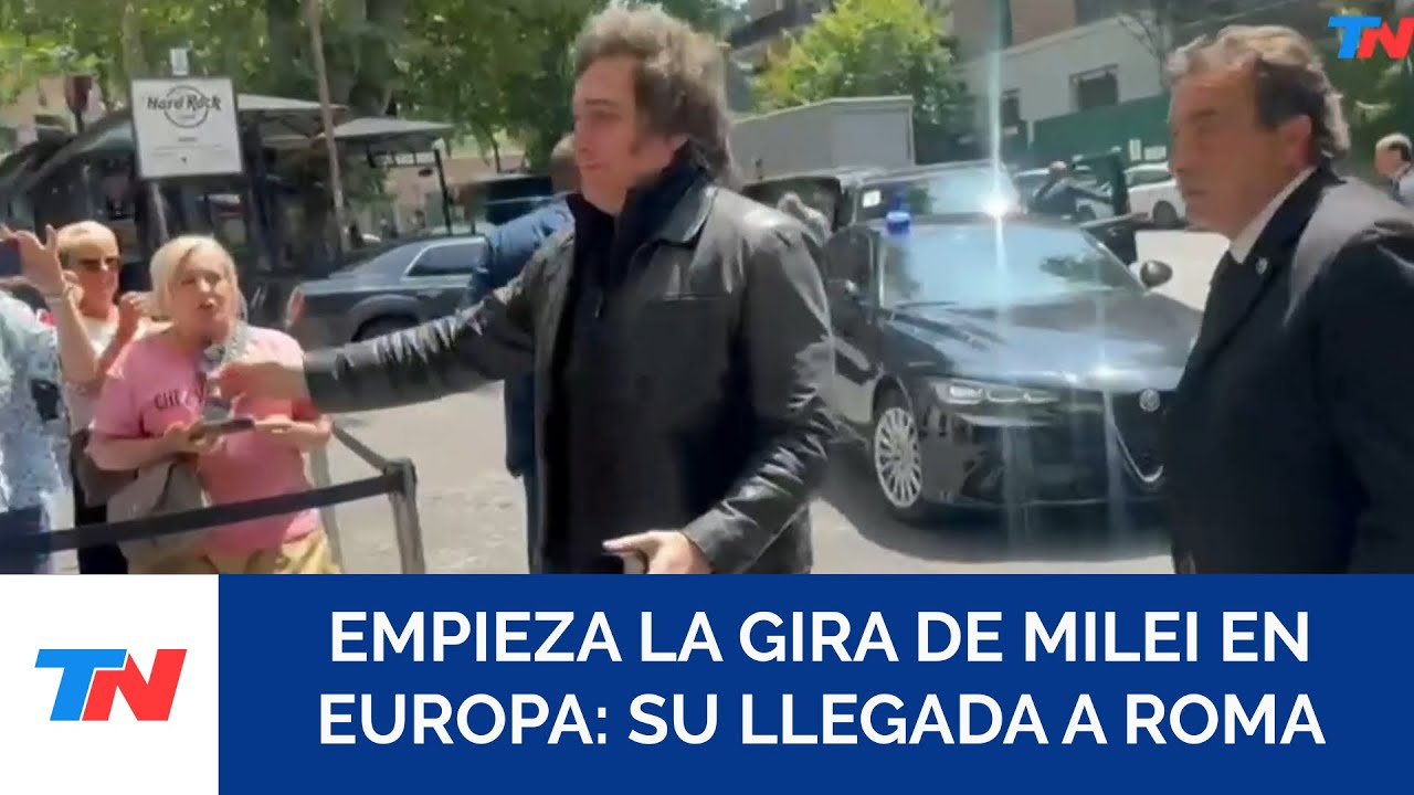 Javier Milei se reúne con Giorgia Meloni en la primera escala de su gira por Europa e Israel