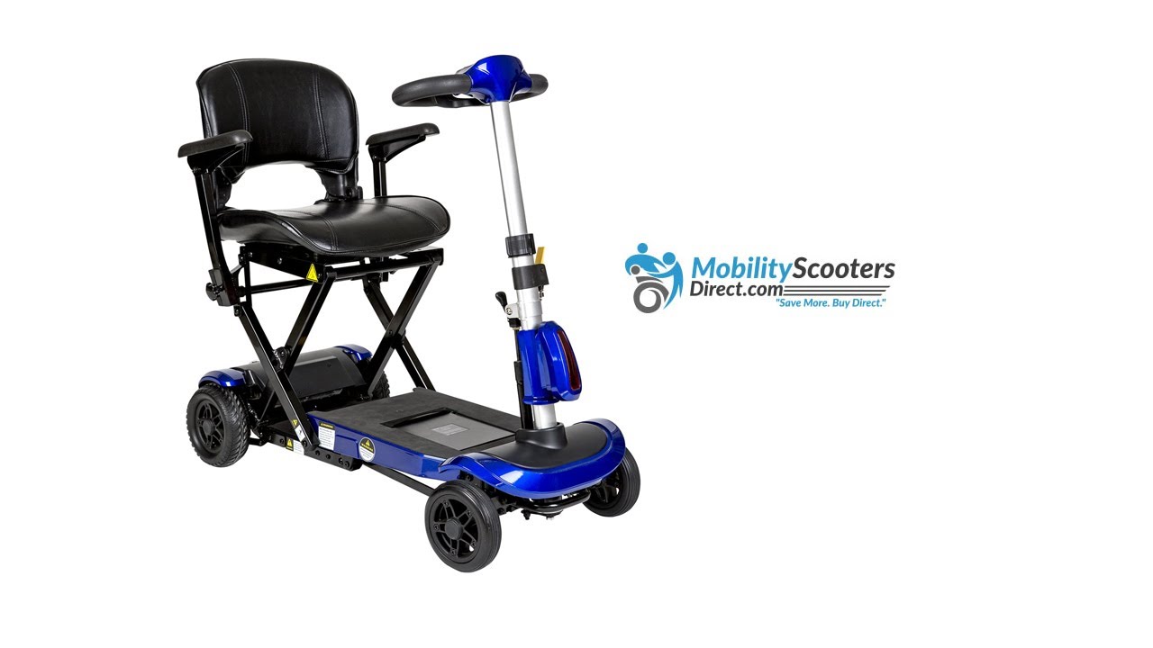 💪Drive Medical ZooMe Flex Folding Travel Mobility Scooter YouTube