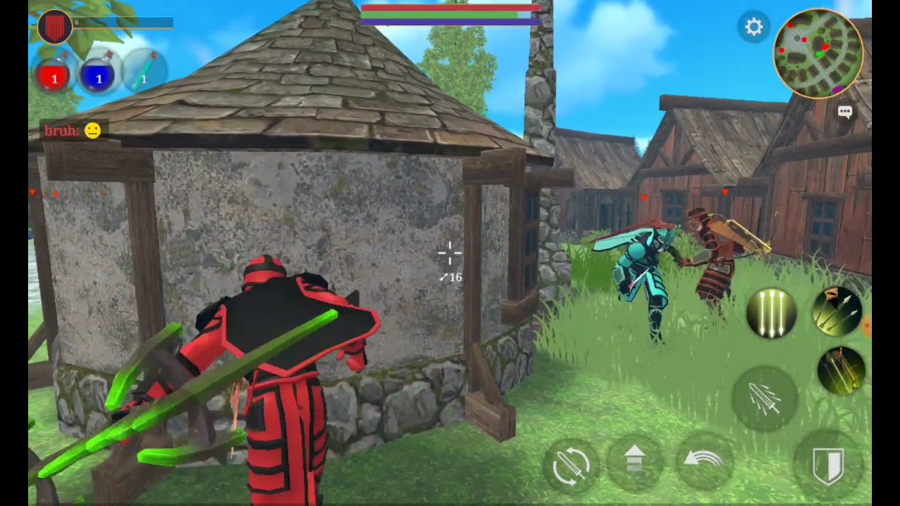 Combat magic spells and swords archer gameplay