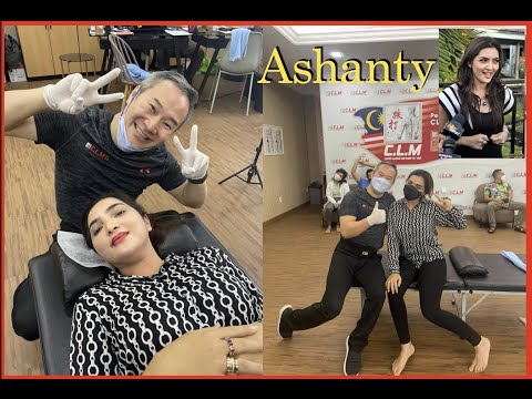 Chris Leong has the pleasure of helping Ashanty 's neck and lowerback CLM Tit Tar | MostAmazingTop10