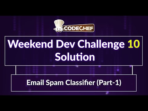 Email Spam Classifier (Part-1) | Weekend Dev 10 | ML Projects