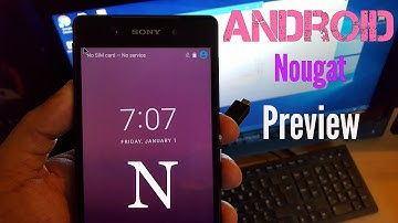 Sony Xperia Z2 Installing Android 7.0 Nougat Developer Preview