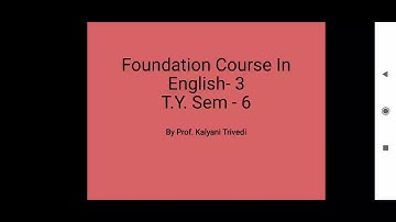 T.Y.B.Com_Sem-6_English_Unit-10_Lecture-5_By Prof. Kalyani Trivedi