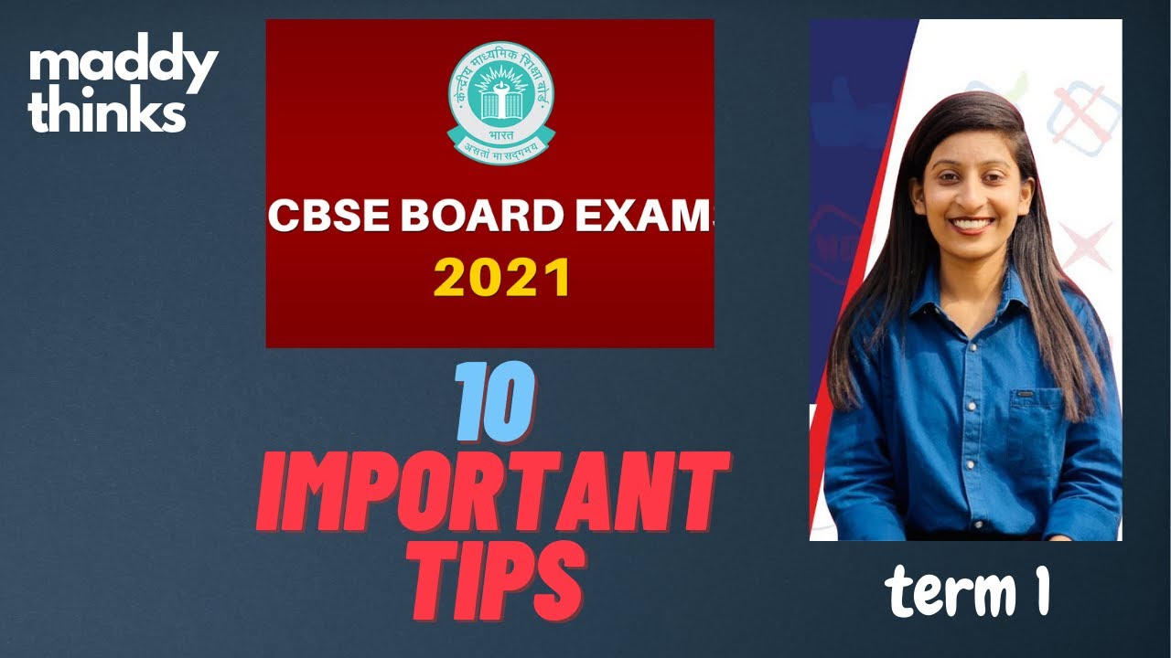 CBSE TERM 1 BOARD EXAM TIPS - YouTube