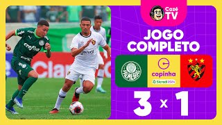 JOGO COMPLETO: PALMEIRAS X SPORT | SEGUNDA FASE | COPINHA 2024