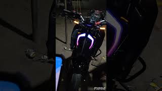 KTM Duke 🏍️ DRL light 🌈fitting video 😱 #automobile #indianbikesdriving3dnewtodayupdate