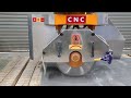 Advanced 5+3 Axis Bridge Cutter for granite, marble and quartz stone processing.