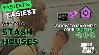 FASTEST & EASIEST Way To Do STASH HOUSES In GTA 5 Online - Maximize PROFITS With Daily Stash Houses