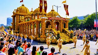 Parade Hari Pembukaan Di Session Road Kota Baguio, Filipina