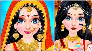 Indian Princess Engagement| Indian weeding rituals, bridal makeup game @FavoriteGames-rn5zm screenshot 5