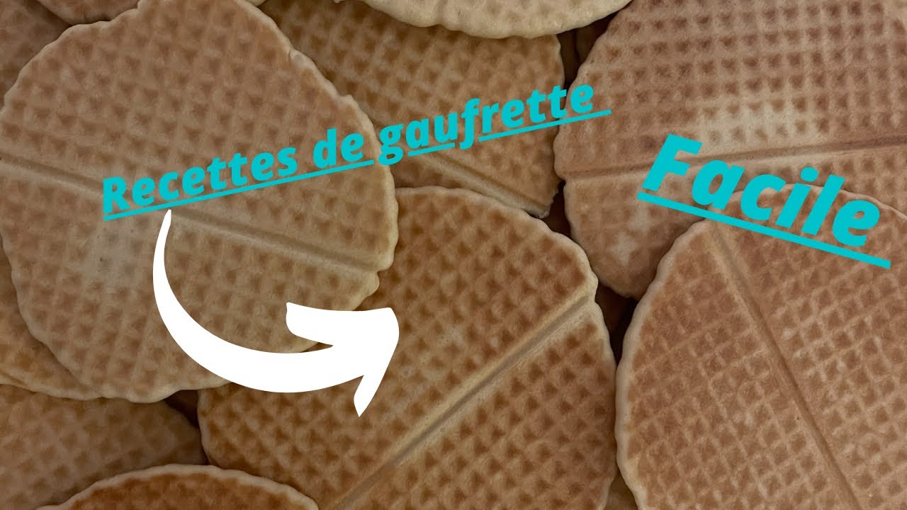 Recettes gaufrette de nouvelle ans ! Comment faire une bonne recettes ? Tout est dit ! #recette