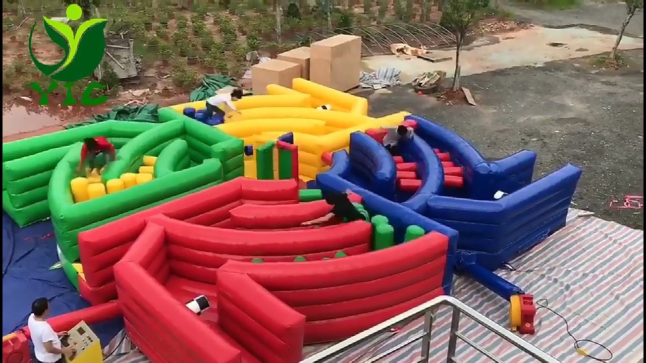 Dizzy X Rodeo Obstacle Course or Inflatable Dizzy Meltdown Inflatable Dizzy Giant Games