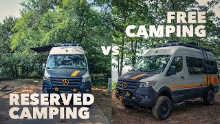 Reserved (State Park/KOA) vs Off Grid Camping | My Experiences