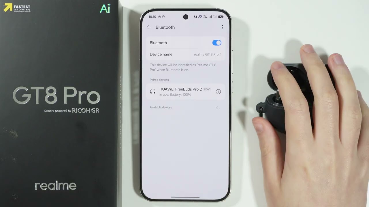 Realme GT 8 Pro: Как включить/выключить аудиокодек LDAC для Bluetooth