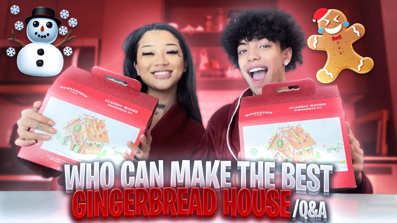 GINGERBREAD HOUSE CHALLENGE! / Q&A