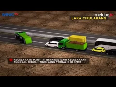 Kronologis Tabrakan Beruntun 21 Kendaraan di Tol Cipularang - LIP 03/09