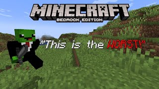 Is Minecraft Bedrock Really That Bad?