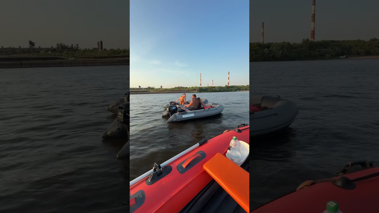 Драг заезд на лодках пвх reef 3.7 vs флагман 3.3 vs корсар 3.6 ( моторы везде ханкай 9.9(15)) 