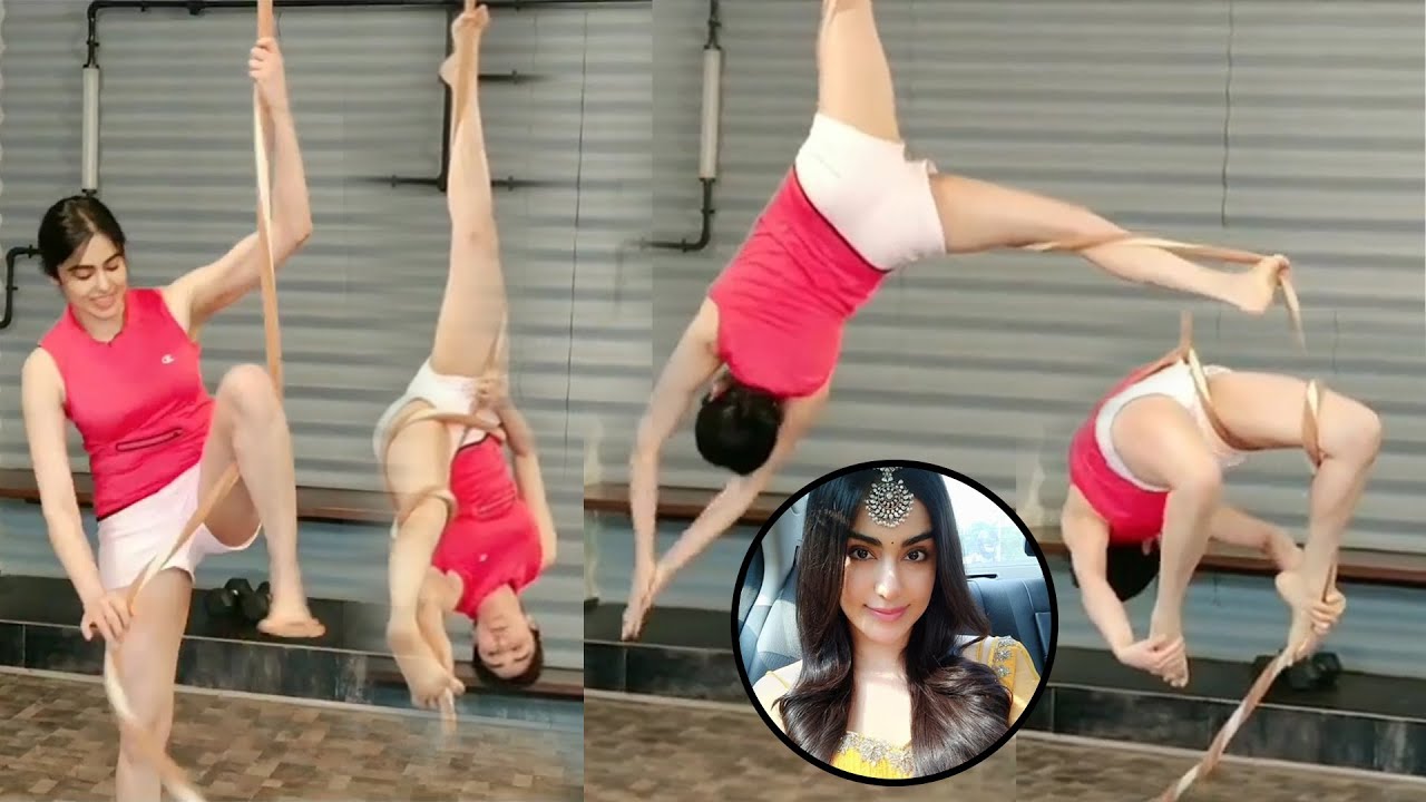 Actress Adah Sharma Yoga Asana Video || Latest Yoga Videos || Lollipop Cinema