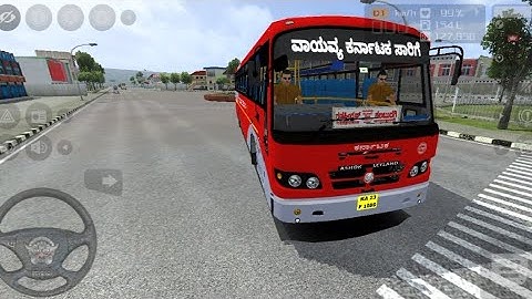 Ashok Leyland KSRTC KARNATKA BUS DRIVING SIMULATOR GAME PLAY #automobile #truck #bus #ksrtc #driving