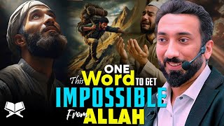 The Quranic Formula For Accepted Dua Life Changing Nouman Ali Khan