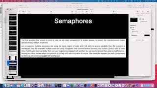 CSC450 3/29/21 Semaphores and Shared Memory Part 1