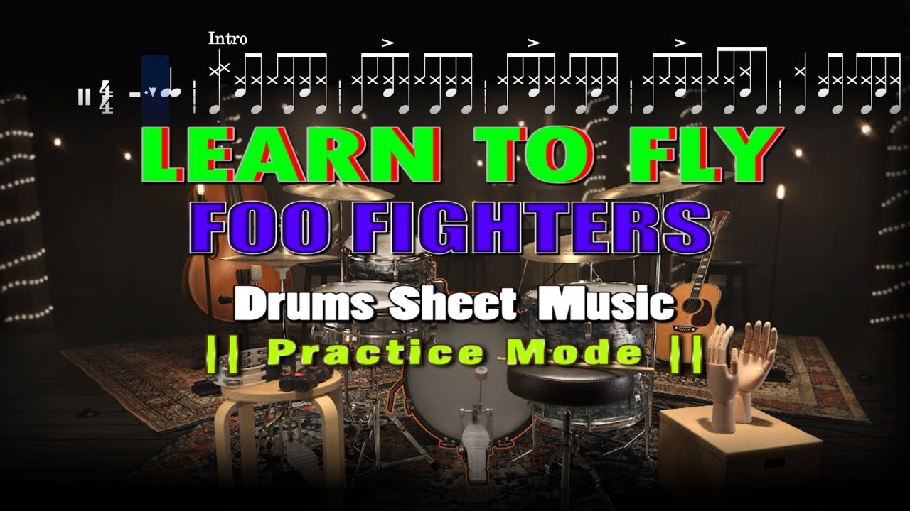 Foo Fighters: Learn To Fly|| Drums Sheet Music (With Download)