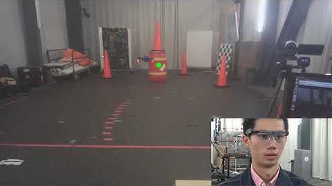 Human Gaze-Driven Spatial Tasking of an Autonomous MAV voice