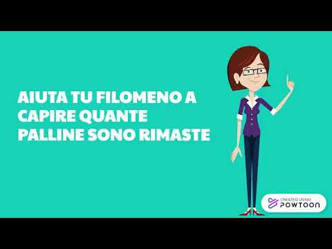 Aiuta Filomeno con la sottrazione.