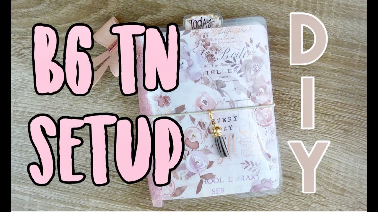 Notebook B6 Format DIY : TRAVELERS NOTEBOOK en format B6 - YouTube