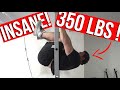 350 lb Strongman Does Gorilla Hangs!