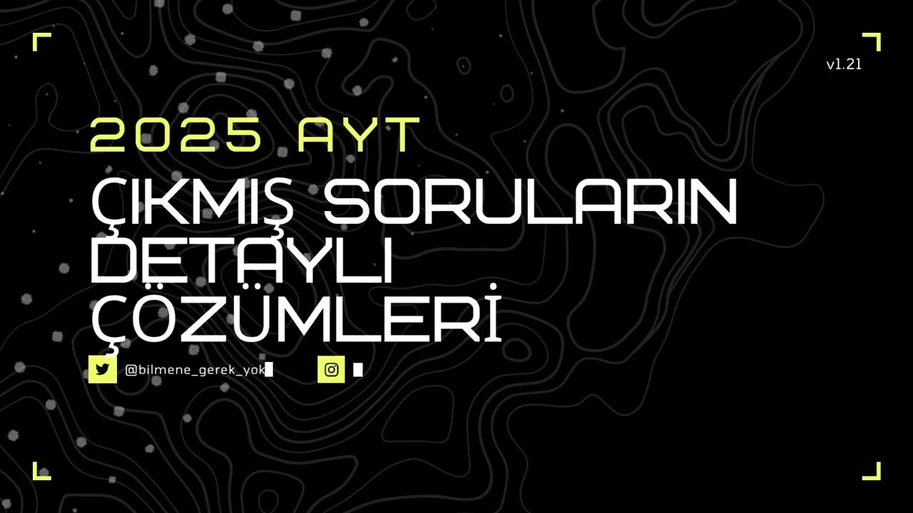 YKS-AYT 2025 Fizik Çıkmış Sorular ve Çözümleri!