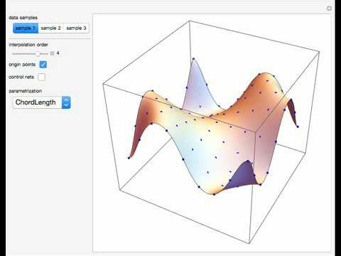 Global B-Spline Surface Interpolation - YouTube