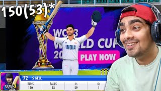 GILL 150(53)* India Vs England Test-5 WCC 3 2024