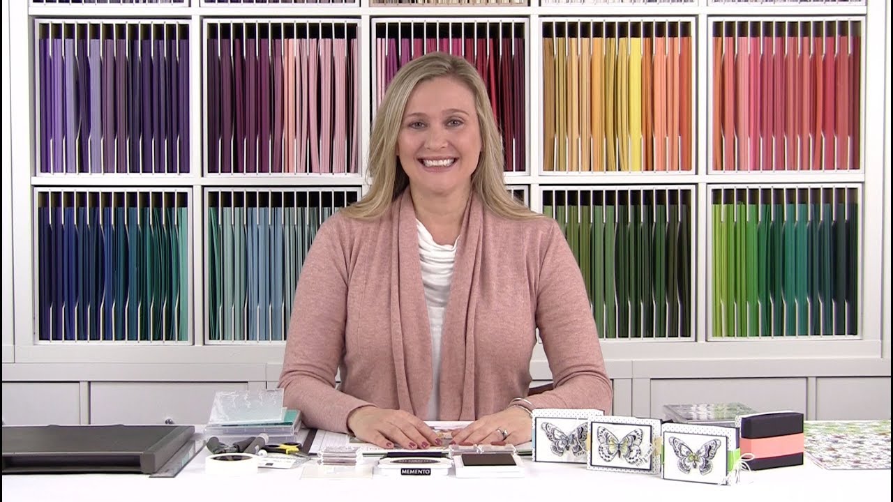 Butterfly Soap Box using the Botanical Butterfly DSP from Stampin' Up!