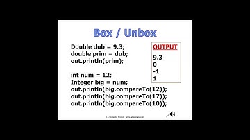 Wrapper Classes, Boxing, and Unboxing