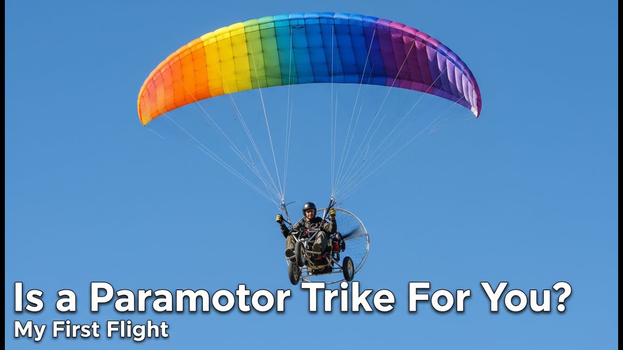 Is a Paramotor Tandem Trike For You? My First PPGG Paratrike Flight
