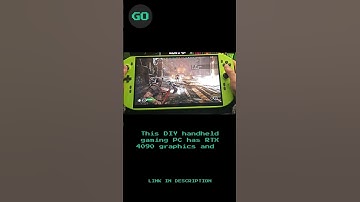 This DIY handheld gaming PC has RTX 4090 graphics and a 12 5 inch, 4K display