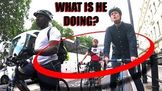 Cyclist React/Cringe at Idiotic RLJ