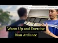 Warming Up and Exercise M Rian Ardianto badminton