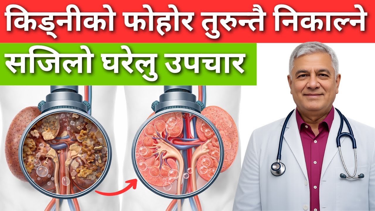 बिना औषधि किड्नीको फोहोर घरमै हटाउने सरल उपाय | Kidney Detox Naturally | Health Tips in Nepali