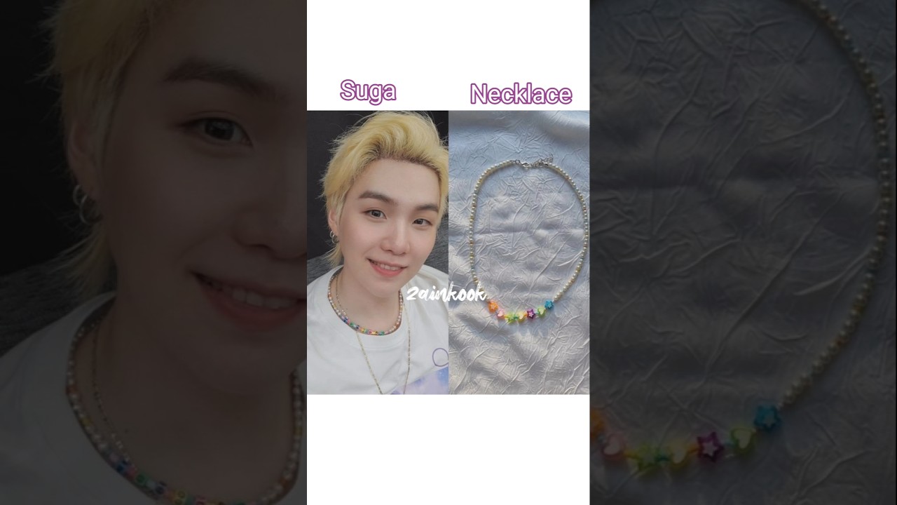 BTS necklace 😘🥰💜💝 
