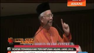 Ucapan penggulungan oleh Presiden UMNO Ucapan penggulungan oleh Presiden UMNO