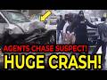 New Jersey Federal Agents Chase Suspect Ends In Crash - Mayor Warns DHS Agents!