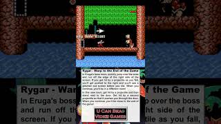U Can Beat Video Games - Rygar - Warp to the End of the Game