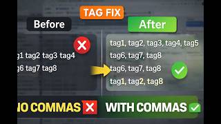 How to Comma Separate Tags in Bulk (Fast & Easy)