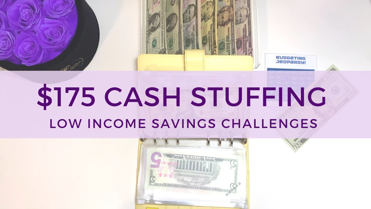 $175 Savings Challenge Cash Stuffing | Feb 2023 - YouTube