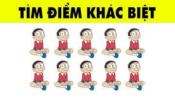 Trổ Tài Tìm Điểm Khác Biệt Của DOREMON Xem Ai Mới Là Người Có Đôi Mắt Nhạy Bén P2 | Nhanh Trí