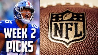 NFL WEEK 2 PICKS 2018 NFL GAME PREDICTIONS | WEEKLY NFL PICKS | NFL 2018-19 SEASON
